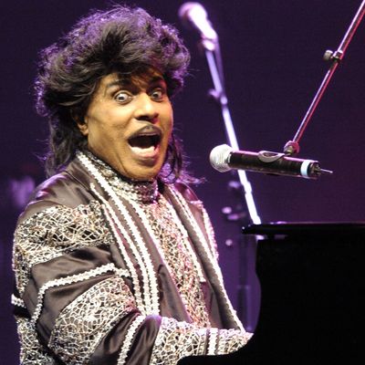 Little Richard se produit sur la scène de l'Olympia, le 7 juin 2005 à Paris