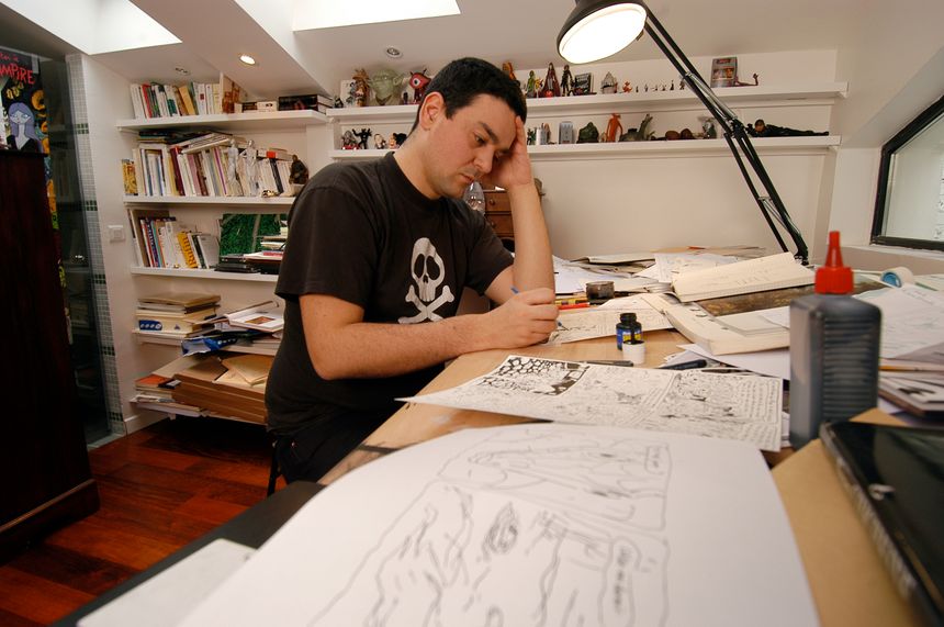 Johann Sfar, auteur de bande dessinée et président d'honneur de la Ligue des Auteurs Professionnels