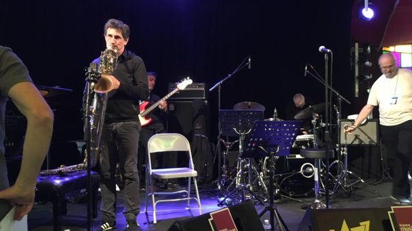 Eric Séva sur la scène du Magic Mirrors le 08 mai 2018 à Coutances dans le cadre de Jazz Sous les Pommiers
