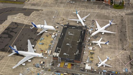 Prise de vue aérienne de l'aéroport de Toulouse ©AFP - JEAN-VINCENT REYMONDON / AIRBUS / AFP