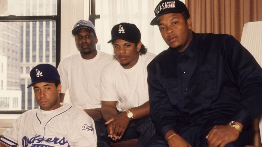 N.W.A - shooting à New-York en 1991 (Al Pereira)