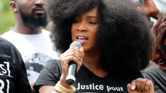Assa Traoré, manifestation du 13 juin contre les violences policières ©AFP - Thomas Samson