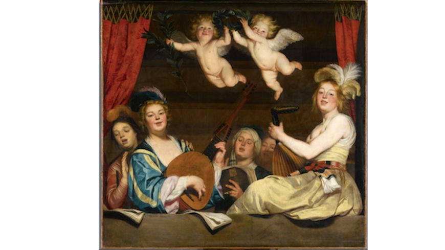 Gerrit van Honthorst (Utrecht, 1590 - Utrecht, 1656) : Le concert ,1624