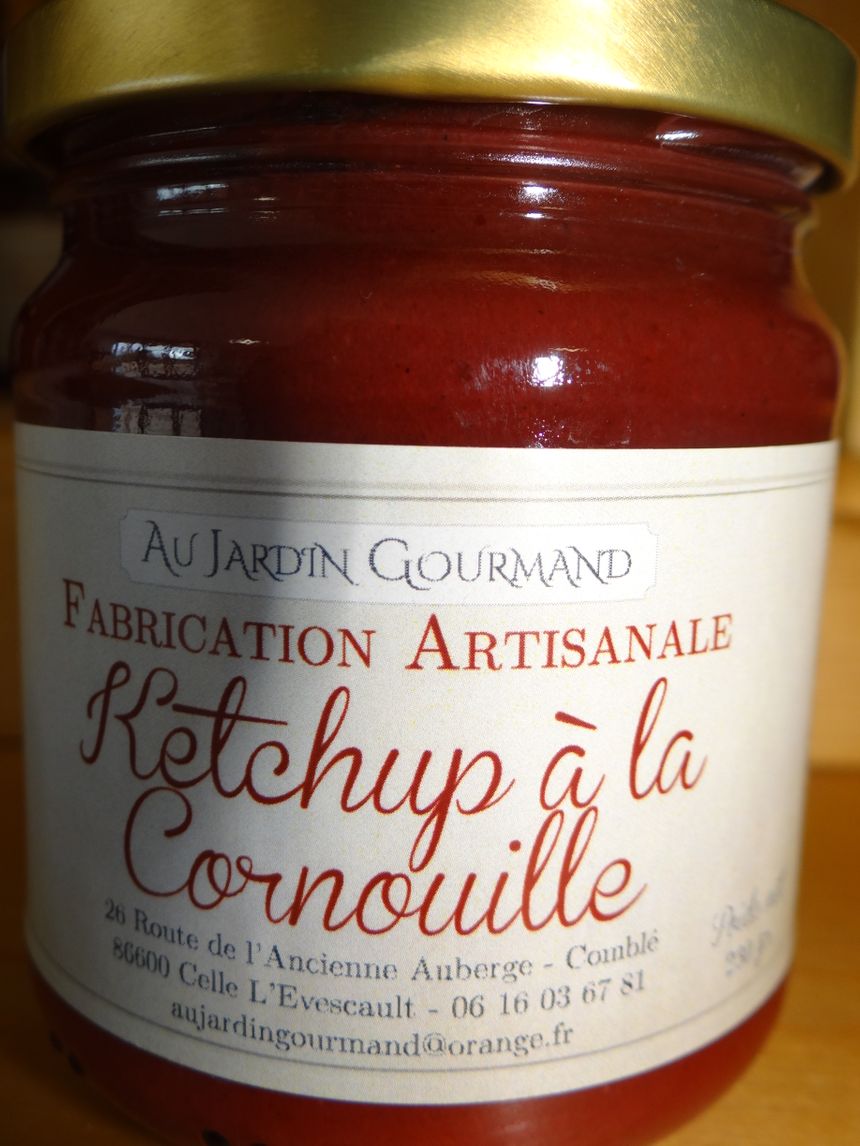Ketchup à la cornouille Au jardin gourmand