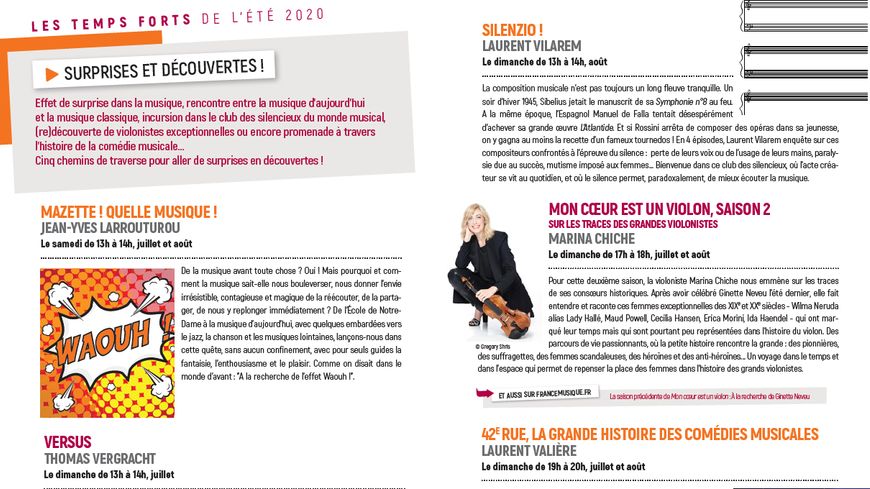 Surprises et découvertes !