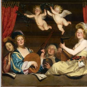 Gerrit van Honthorst (Utrecht, 1590 - Utrecht, 1656) : Le concert ,1624