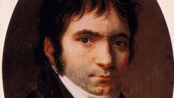 Portrait de Ludwig van Beethoven d'après un tableau de Christian Horneman, 1803 ©Getty - Photo by Hulton Archive/Getty Images