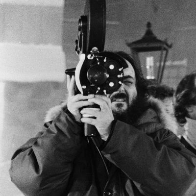 Stanley Kubrick sur le tournage de Shining
