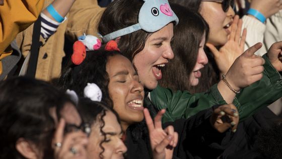 Fans de K-POP à New York ©AFP - Drew Angerer / GETTY IMAGES NORTH AMERICA