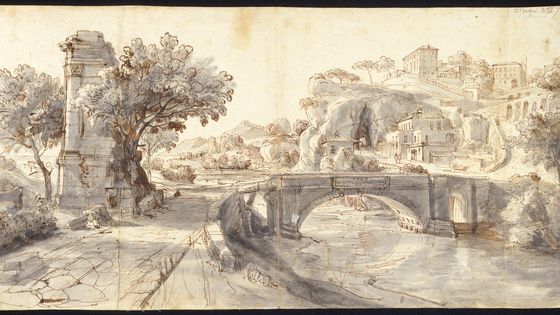 Esquisse de Rome par Gaspare Vanvitelli - Getty