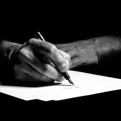 Ecriture sur papier