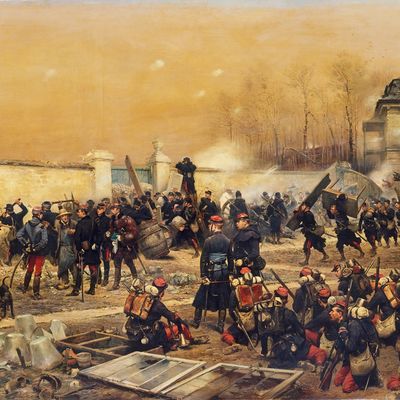 Défense de Champigny, 1879, Jean Baptiste Edouard Detaille.