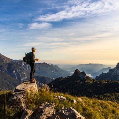 Vue d'une montagne