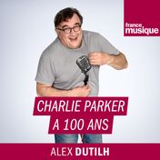 visuel podcast de l'émission "Charlie Parker a 100 ans" par Alex Dutilh