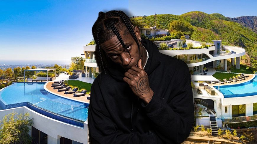 Travis Scott et sa nouvelle demeure (photos : John Shearer / delorendesign)
