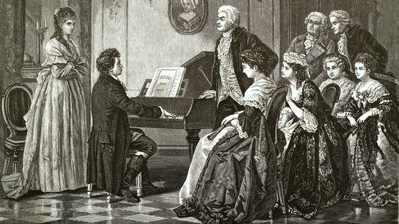 Ludwig van Beethoven en récital pour la famille Razumovsky à Vienne en 1805 ©Getty - Borckmann / Hulton Archive