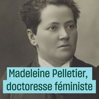 Portrait de Madeleine Pelletier entre 1900 et 1905.