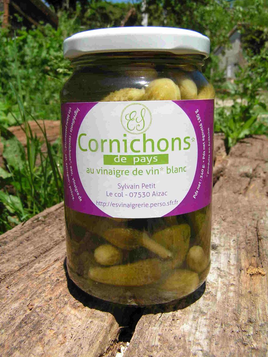 A Aizac, ES vinaigrerie fabrique vinaigres, cornichons et moutardes