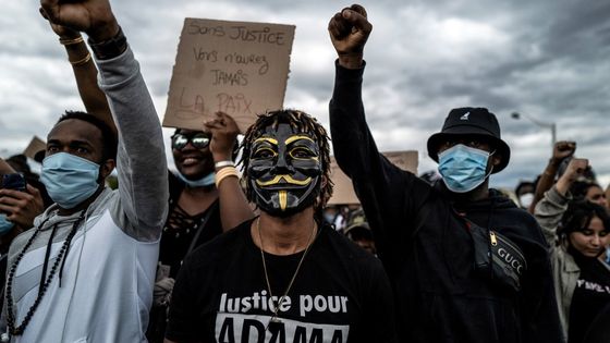 Manifestation contre le racisme à Lyon le 6 juin 2020 ©AFP - Jeff Pachoud