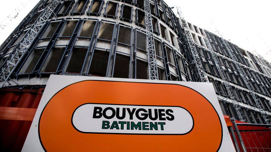 Un chantier de Bouygues Bâtiment Île-de-France à Issy-les-Moulineaux (Hauts-de-Seine), le 15 septembre, 2017.