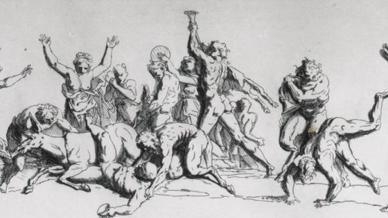 Lafage : Bacchanale, gravé par François Erlinger - BnF-Gallica