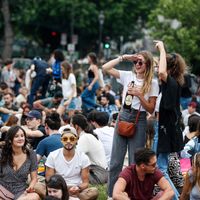 La fête de la musique au parc Villemin près du Canal Saint Martin