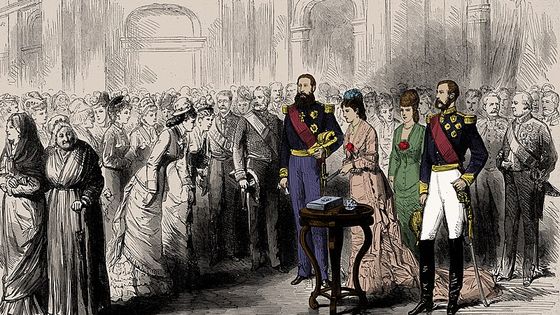 Noces d’argent du roi Léopold II et de la reine Marie-Henriette en 1878