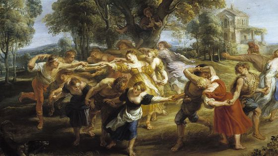 Peasant Dance, 1630-1635. Found in the collection of the Museo del Prado, Madrid. Artist: Rubens, Pieter Paul (1577-1640) ©Getty - by Fine Art Images/Heritage Images