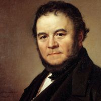 Stendhal (1783-1842) par Johann Olaf de Södermark, peintre de l'école suédoise (1840), Musée du Château de Versailles