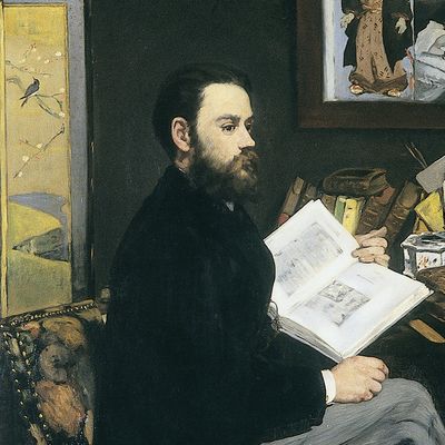 Émile Zola peint par Édouard Manet en 1868