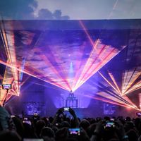 Jean-Michel Jarre en concert à Berlin, 11 juillet 2017