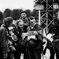 Soldats allemands près de Verdun le 15 juin 1940