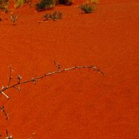 Sable rouge en Australie