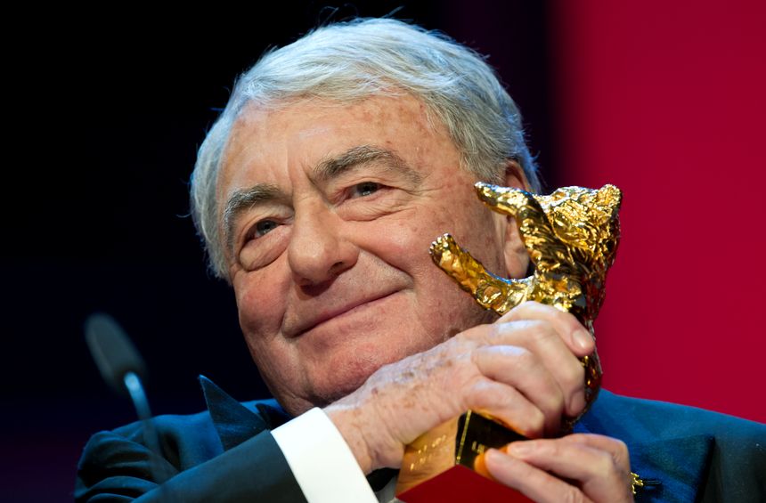 L'Ours d'or d'honneur pour Claude Lanzmann, le 13 février 2013, lors du 63ème Festival international du film de Berlin (Allemagne)