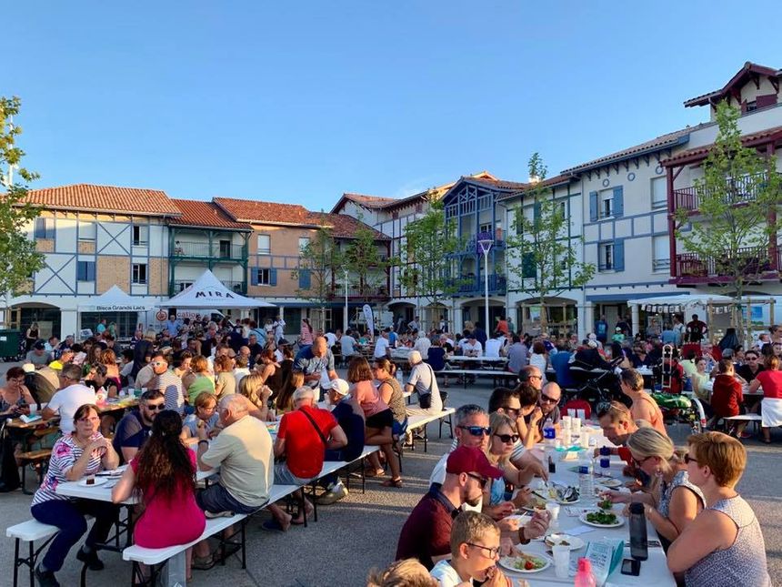 Marché de producteurs de pays dans les Landes