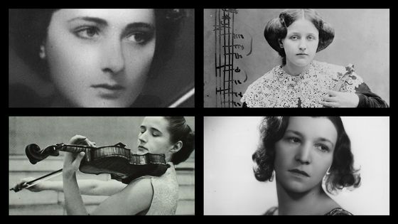 Wanda Luzzato (1919 - 2002), Stefi Geyer (1888 - 1956), Johanna Martzy (1924 - 1979) et Jelly d’Arányi (1893 - 1966) ©Getty - magazine Radio Vienna 1938 / NB / photo du disque de DGG LPE 17 178 / Sasha