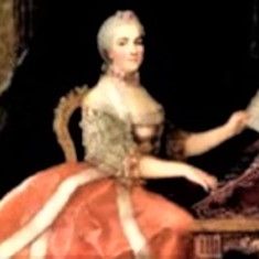Victoire de France (1733–1799) jouant du clavecin, au centre de la vie musicale, plus de trois siècles en Europe (détail)