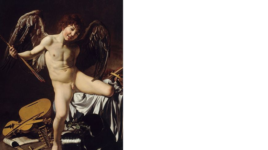 Le Caravage : Amor Vincit Omnia (L'Amour victorieux), 1601-1602