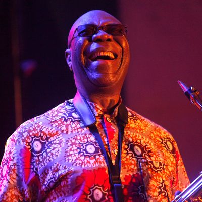 Manu Dibango, saxophoniste et chanteur camerounais de world jazz (1933-2020)
