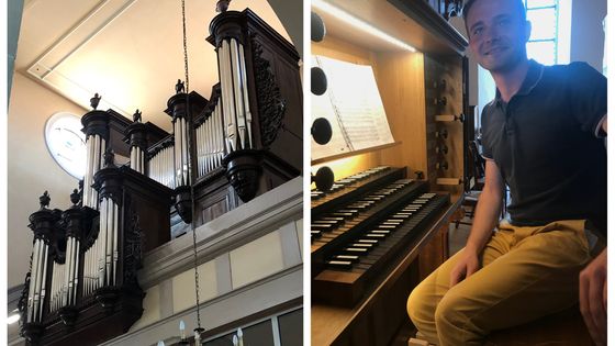 L'orgue de l'église Saint-Barthélémy, Sainte-Croix-en-Plaine, et Olivier Wywras - Benjamin François