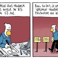 Planche extraite des "Petits riens" de Lewis Trondheim