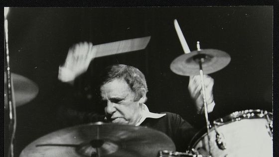 Buddy Rich en concert au Théâtre Forum, Hatfield, Hertfordshire ©Getty - Denis Williams/Heritage Images