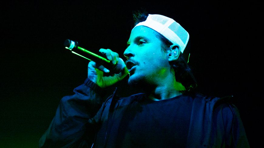Nekfeu au BAAM festival (photo : Edouard Richard)