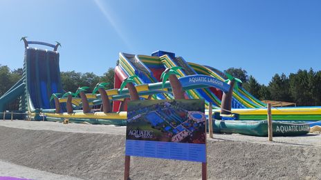 Au parc Aquatic Lagoon à Journiac