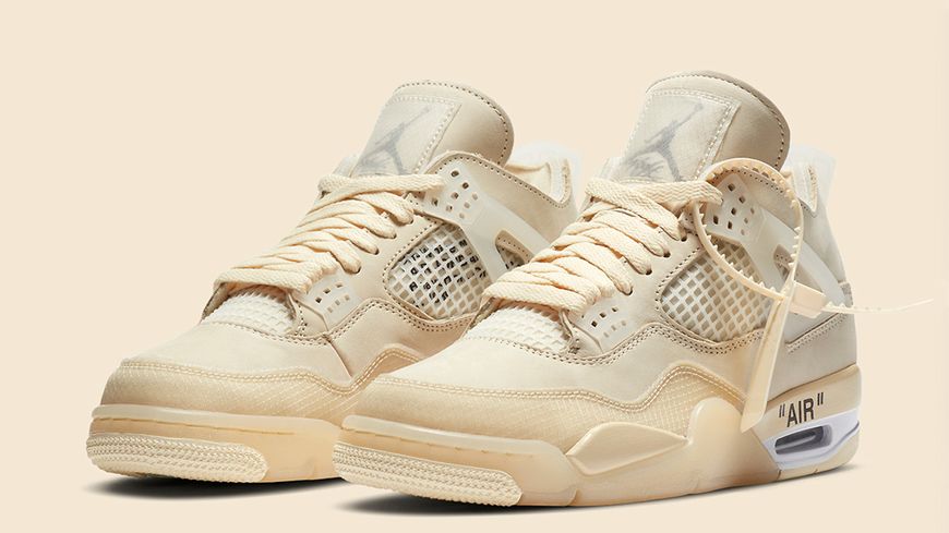 Air Jordan 4 "Sail" x Off-White (Photo : Nike)