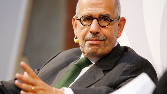 Photo de Mohamed ElBaradei prise à Vienne en Autriche le 25 janvier 2011. ©AFP - DIETER NAGL