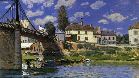 Le Pont de Villeneuve-la-Garenne Peint par Alfred Sisley (Photo par: Picturenow / Universal Images Group via ©Getty - Picturenow / Universal Images Group