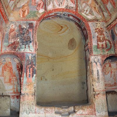 Cappadoce, Çavuşin, Église du Grand Pigeonnier (ou de Nicéphore Phocas), v. 965