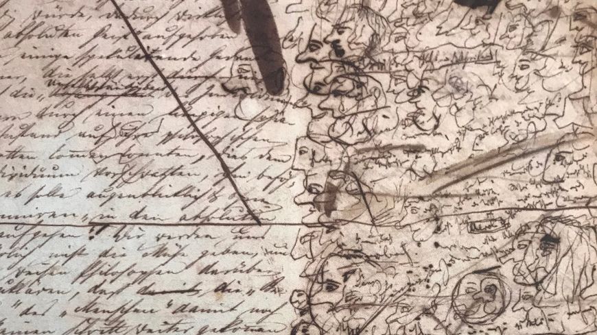 Facsimilé d’une page de l’Ideologie allemande de Marx et Engels © IISG Amsterdam