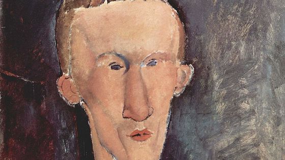 Portrait de Blaise Cendrars par Modigliani (1917). - Via Wikimedia Commons